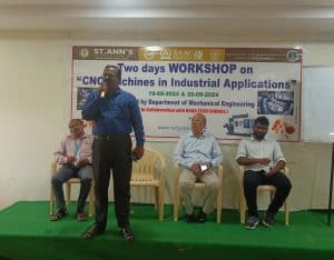 Successfully Concluded two day workshop on CNC Machines