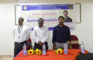 Workshop on Business Analytics Begins at St. Ann’s College of Engineering and Technology, Chirala