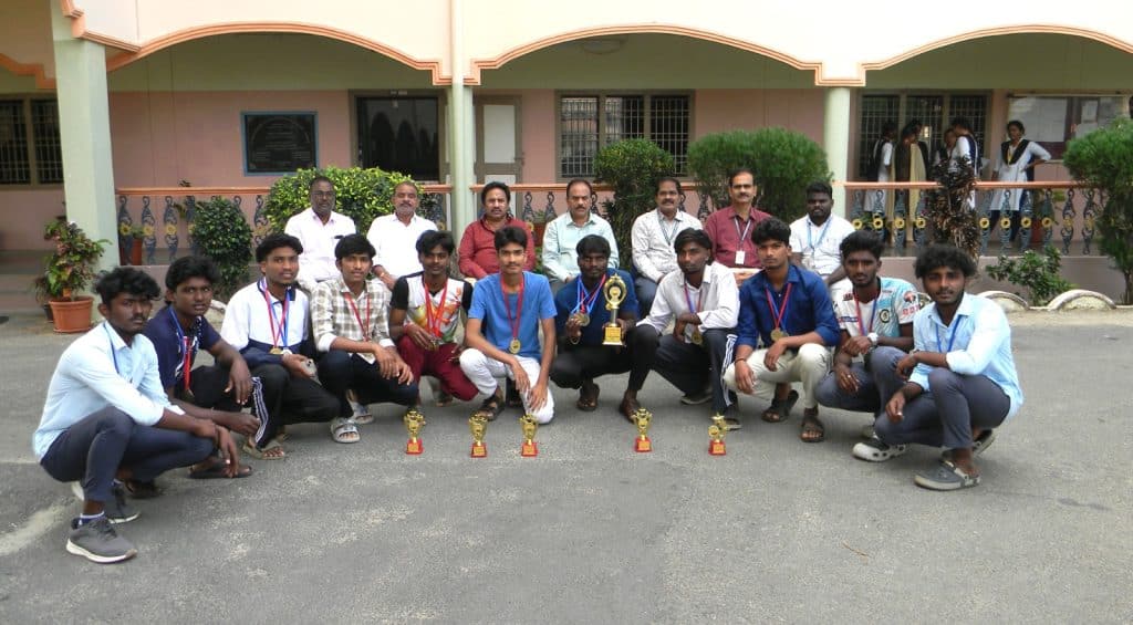 St. Ann’s College of Engineering & Technology Students Win Overall Championship in Inter-Polytechnic Sports & Games