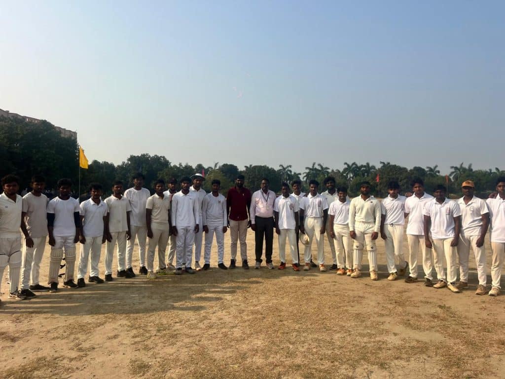 JNTU-K Kakinada Central Zone Men’s Cricket Tournament Underway at St. Ann’s College of Engineering & Technology, Chirala
