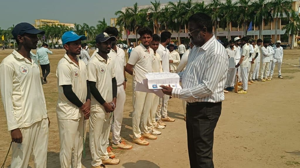 St. Ann’s Management with Winners of VTM-3 Cricket Tournament