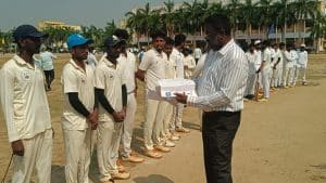 St. Ann’s Management with Winners of VTM-3 Cricket Tournament