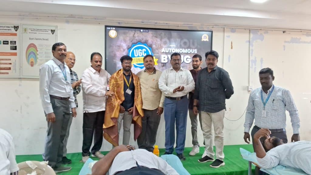 Blood Donation Camp Organized by NSS at St. Ann’s College