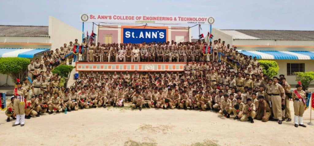 CATC–I NCC Training Camp Inaugurated at St. Ann’s College, Chirala