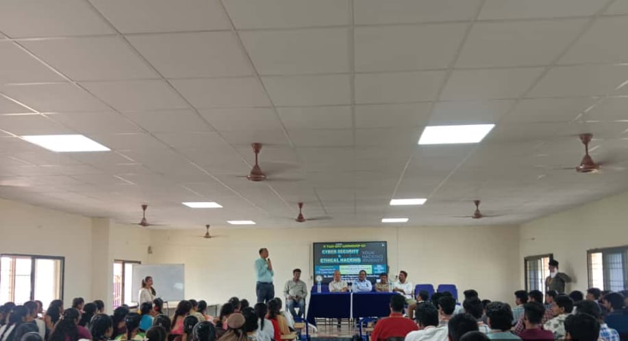 Two-Day Workshop on Cyber Security and Ethical Hacking at St. Ann’s College of Engineering and Technology, Chirala